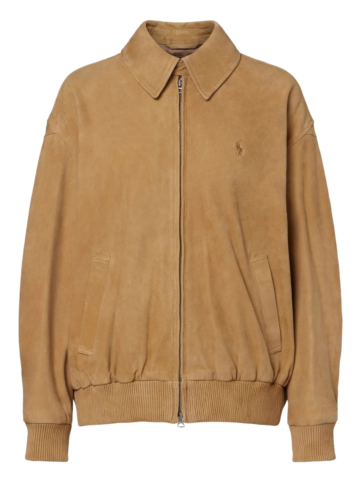 Suede blouson jacket Suede blouson jacket