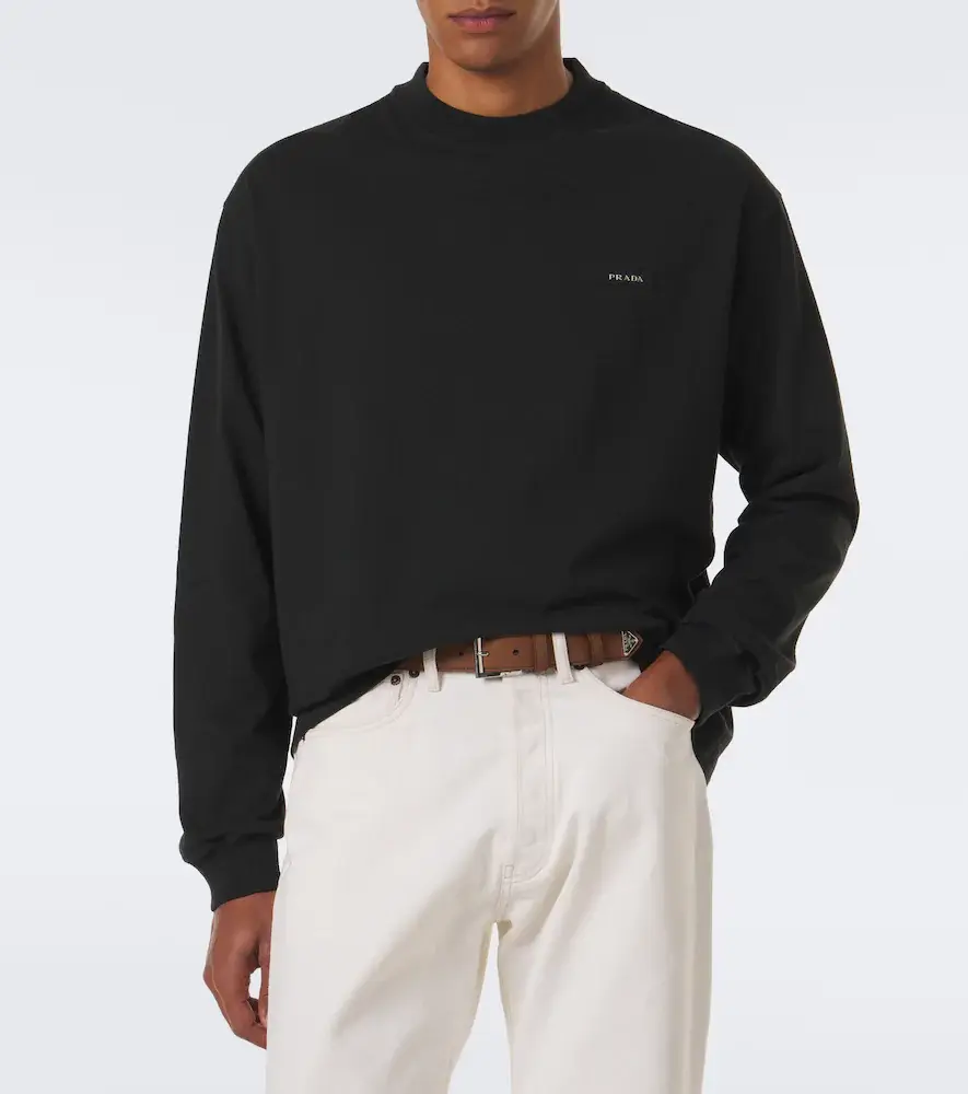 Prada Cotton jersey sweatshirt | Thumbnail 5