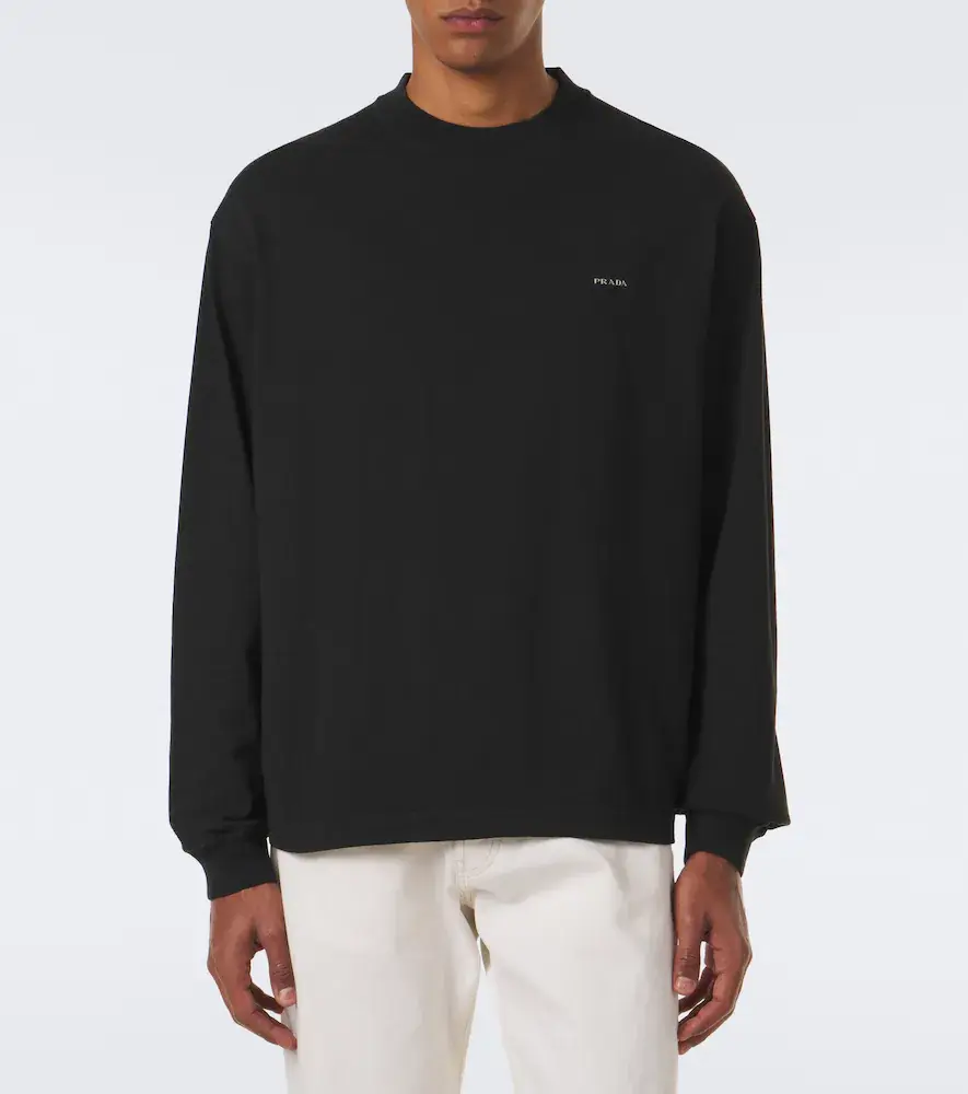 Prada Cotton jersey sweatshirt | Thumbnail 6