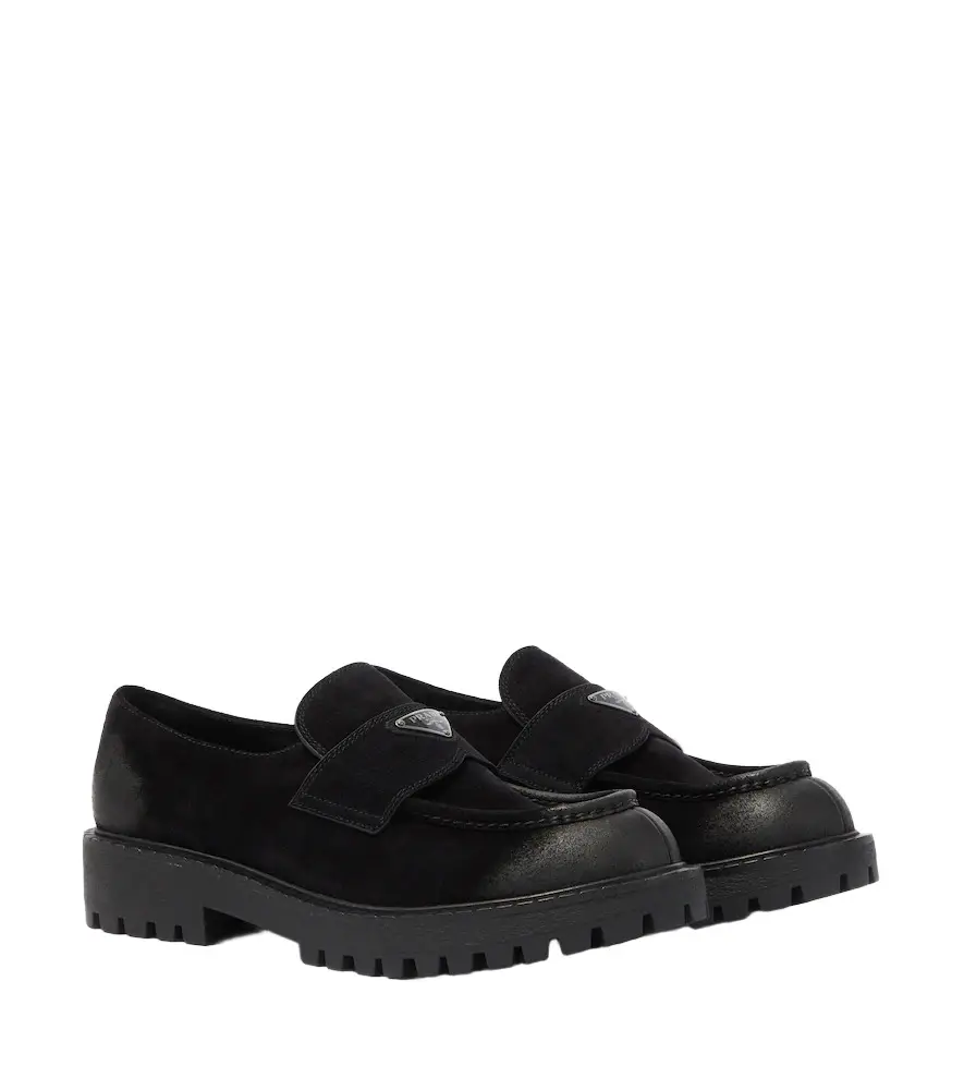Prada Suede loafers