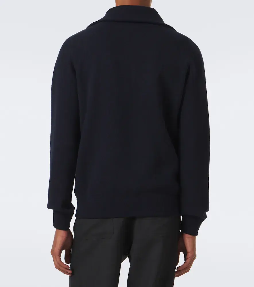 Prada Wool and cashmere half-zip sweater | Thumbnail 2