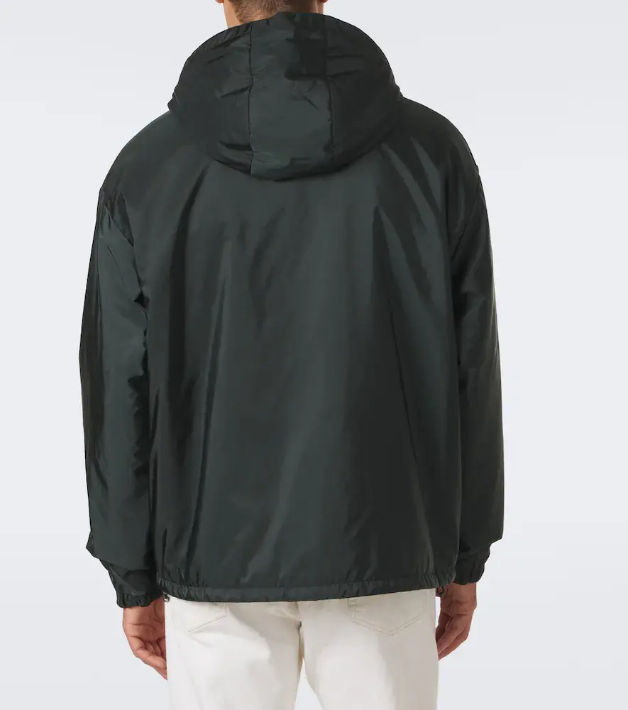 Prada Re-Nylon logo hooded jacket | Thumbnail 7 Prada Re-Nylon logo hooded jacket | Thumbnail 7
