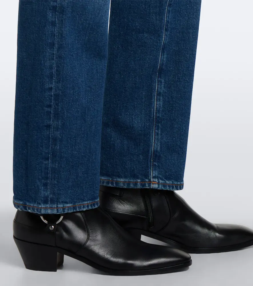 7 For All Mankind High-rise straight jeans | Thumbnail 2 7 For All Mankind High-rise straight jeans | Thumbnail 2