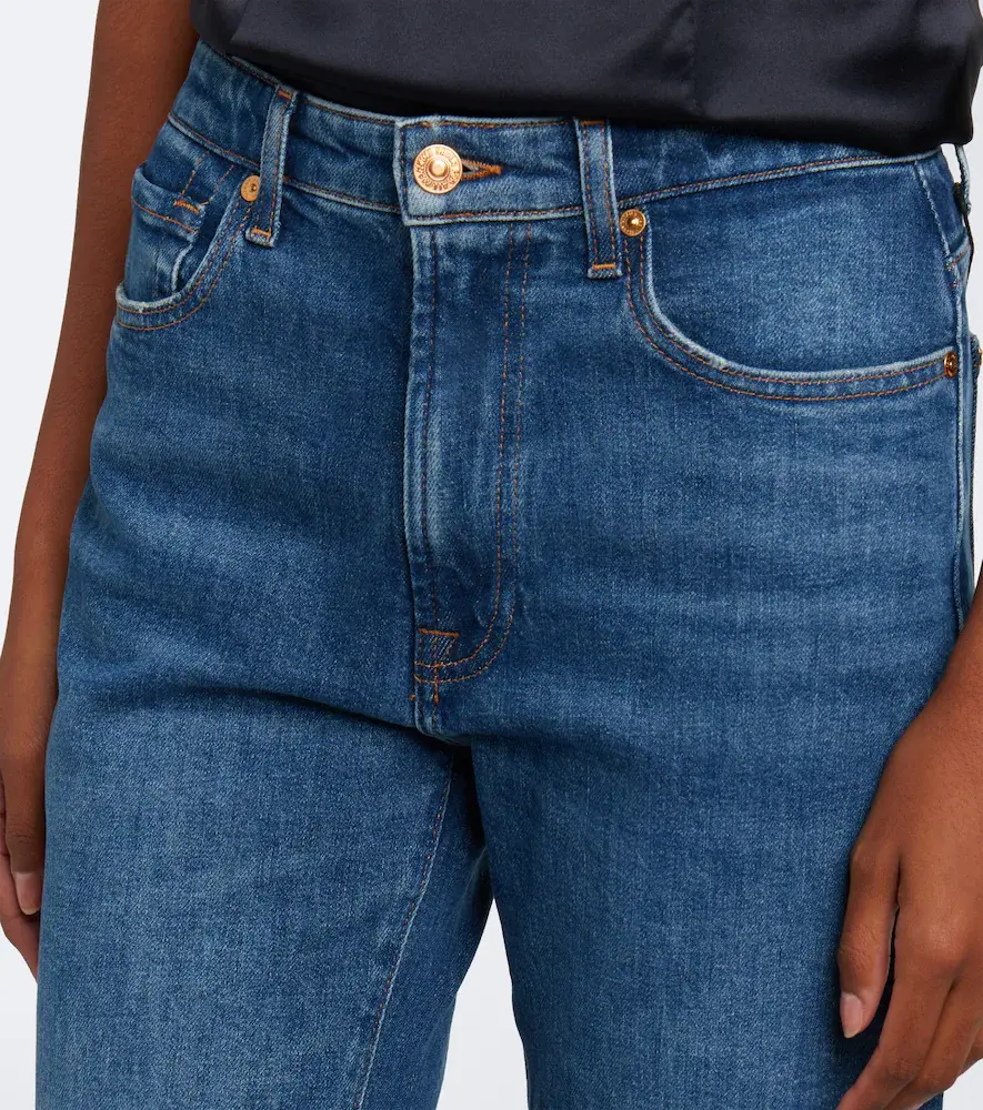 7 For All Mankind High-rise straight jeans | Thumbnail 4 7 For All Mankind High-rise straight jeans | Thumbnail 4