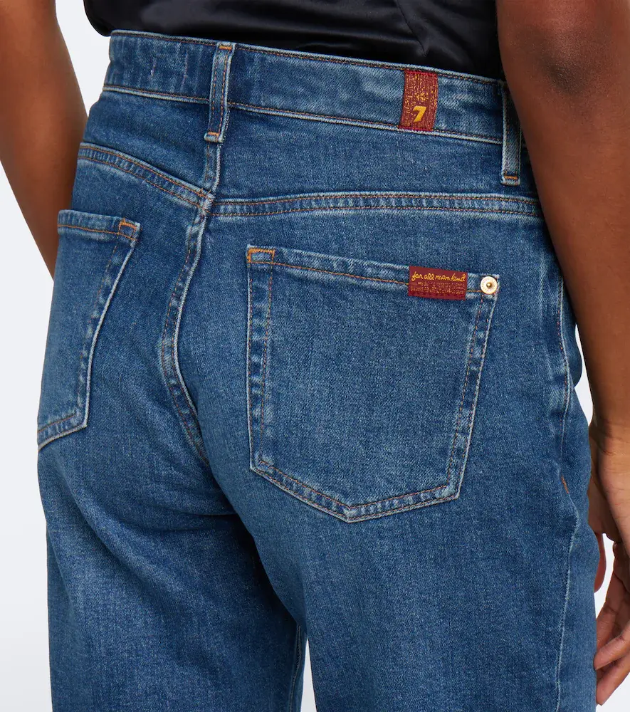 7 For All Mankind High-rise straight jeans | Thumbnail 7 7 For All Mankind High-rise straight jeans | Thumbnail 7