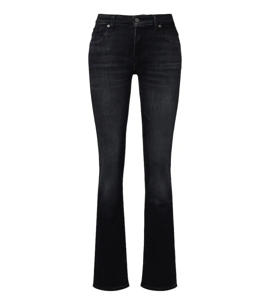7 For All Mankind Faded slim jeans