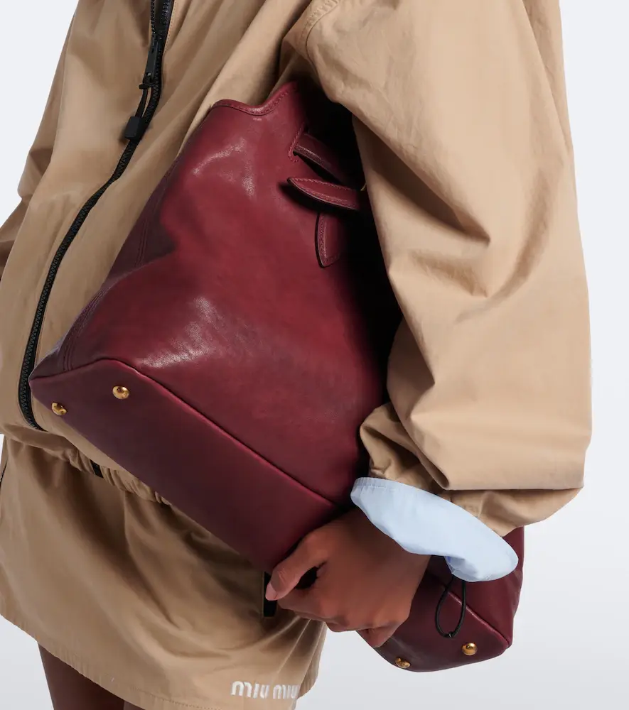 Miu Miu Aventure leather shoulder bag | Thumbnail 6 Miu Miu Aventure leather shoulder bag | Thumbnail 6