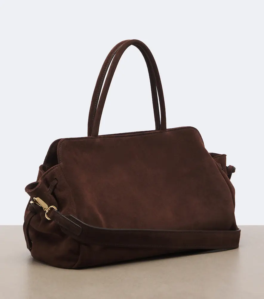Prada Allusion Large suede tote bag | Thumbnail 4