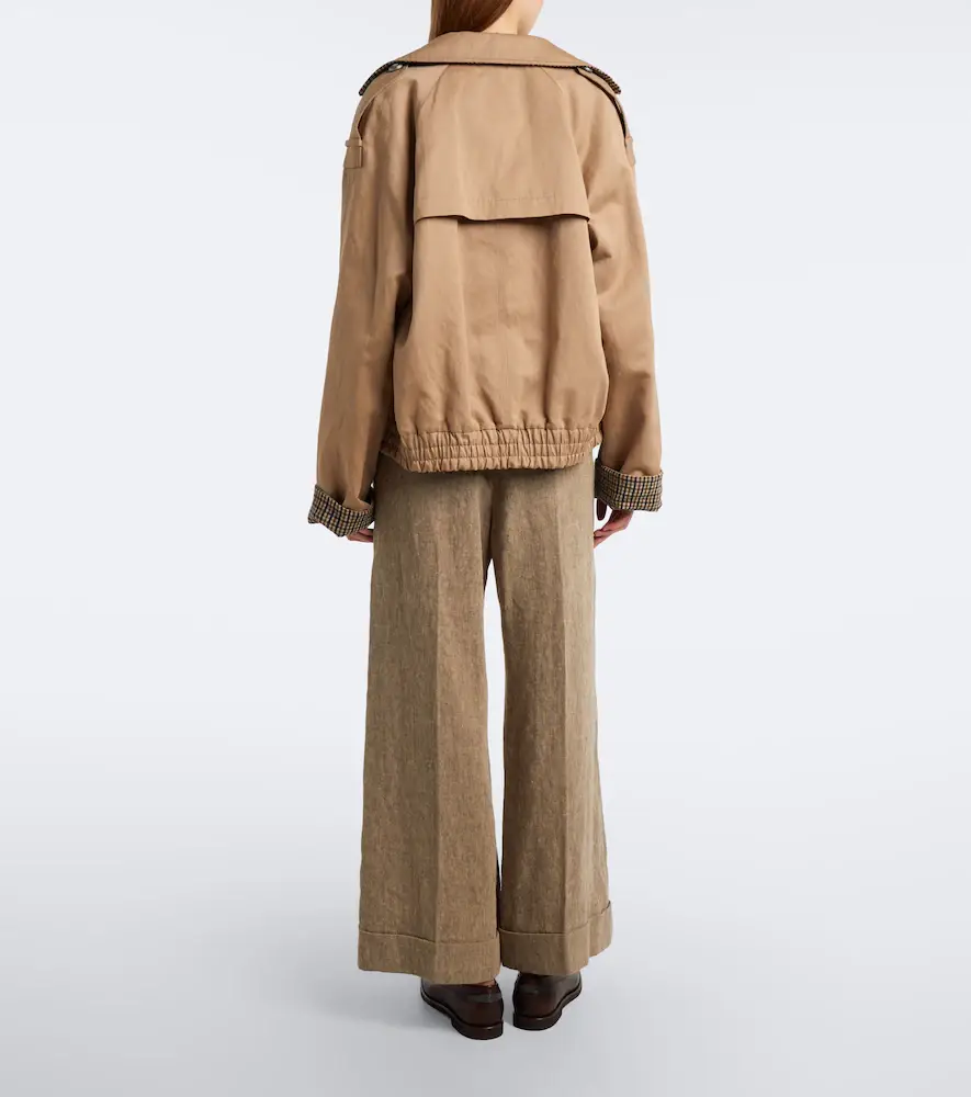 Brunello Cucinelli Monili linen wide-leg pants | Thumbnail 3 Brunello Cucinelli Monili linen wide-leg pants | Thumbnail 3