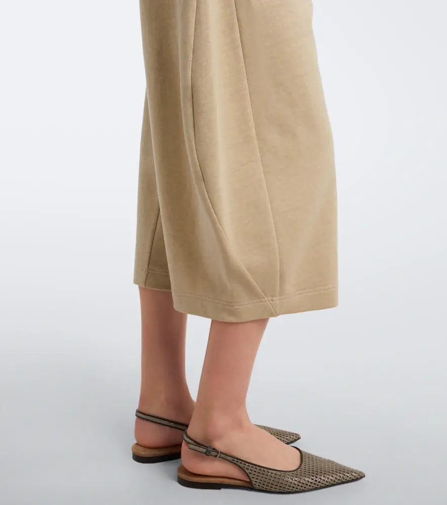 Brunello Cucinelli Cotton and linen culottes | Thumbnail 2
