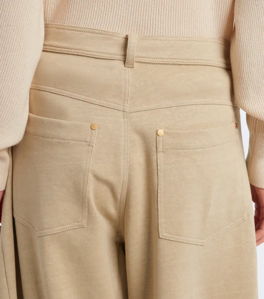 Brunello Cucinelli Cotton and linen culottes | Thumbnail 4