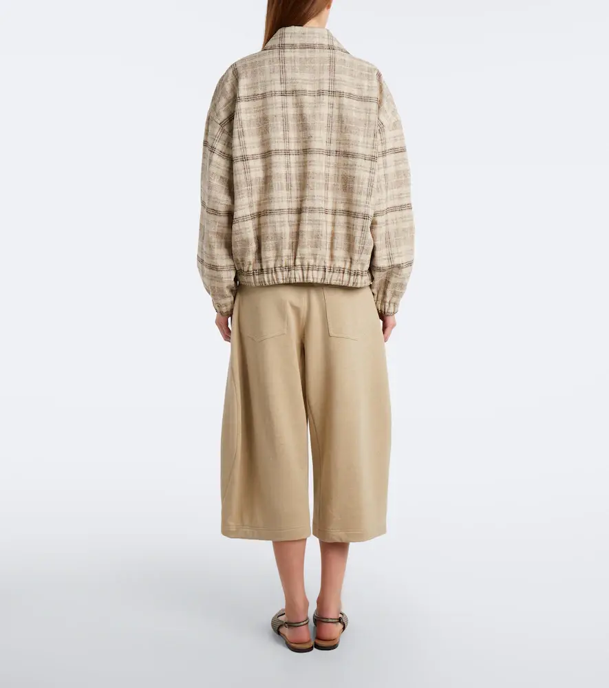Brunello Cucinelli Cotton and linen culottes | Thumbnail 6