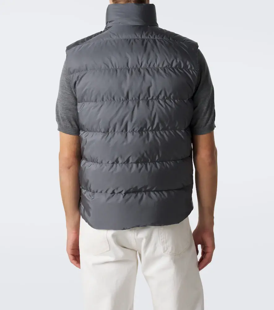 Prada Quilted Re-Nylon down vest | Thumbnail 3