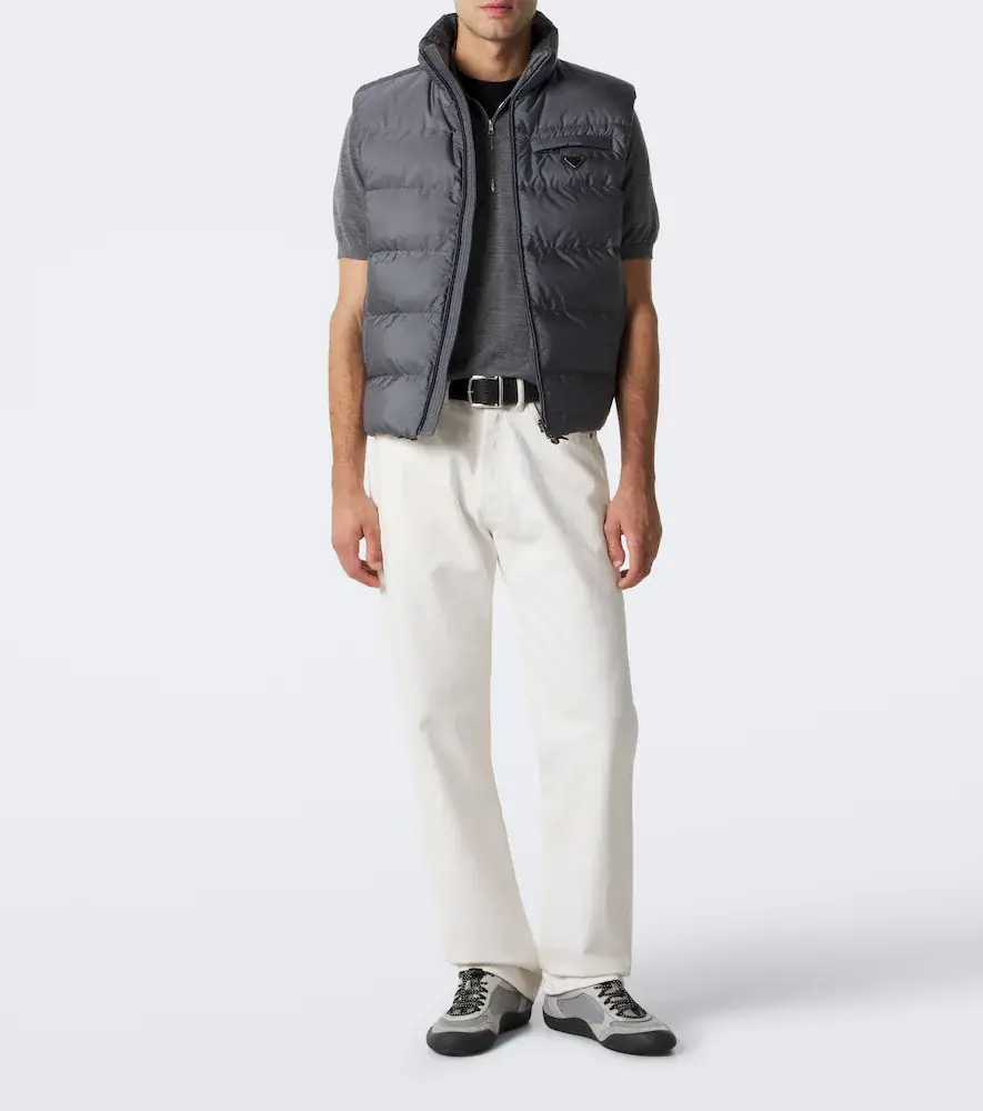 Prada Quilted Re-Nylon down vest | Thumbnail 5