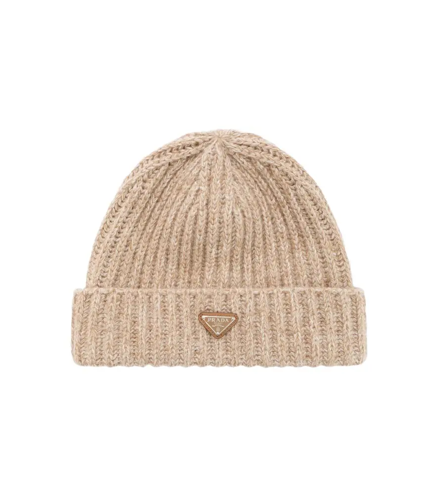 Prada Ribbed-knit wool and cashmere beanie