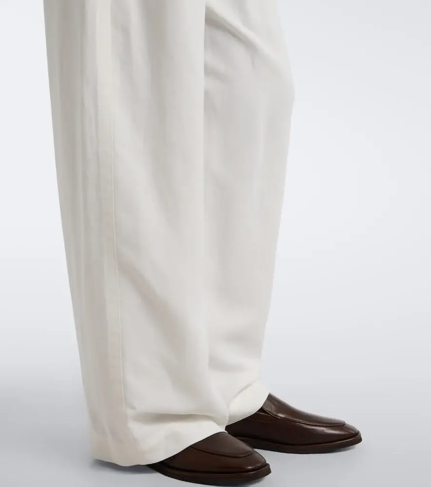 Brunello Cucinelli Monili belted pleated wide-leg pants | Thumbnail 2 Brunello Cucinelli Monili belted pleated wide-leg pants | Thumbnail 2