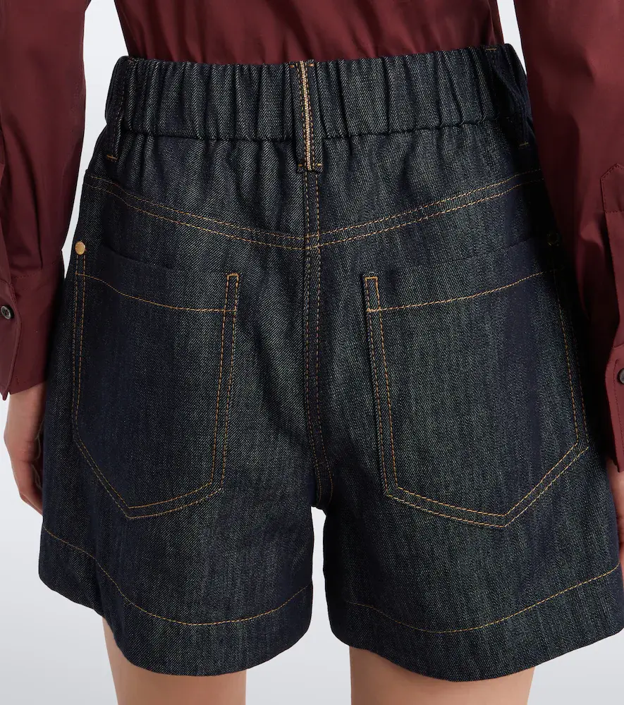 Brunello Cucinelli Monili denim shorts | Thumbnail 2 Brunello Cucinelli Monili denim shorts | Thumbnail 2