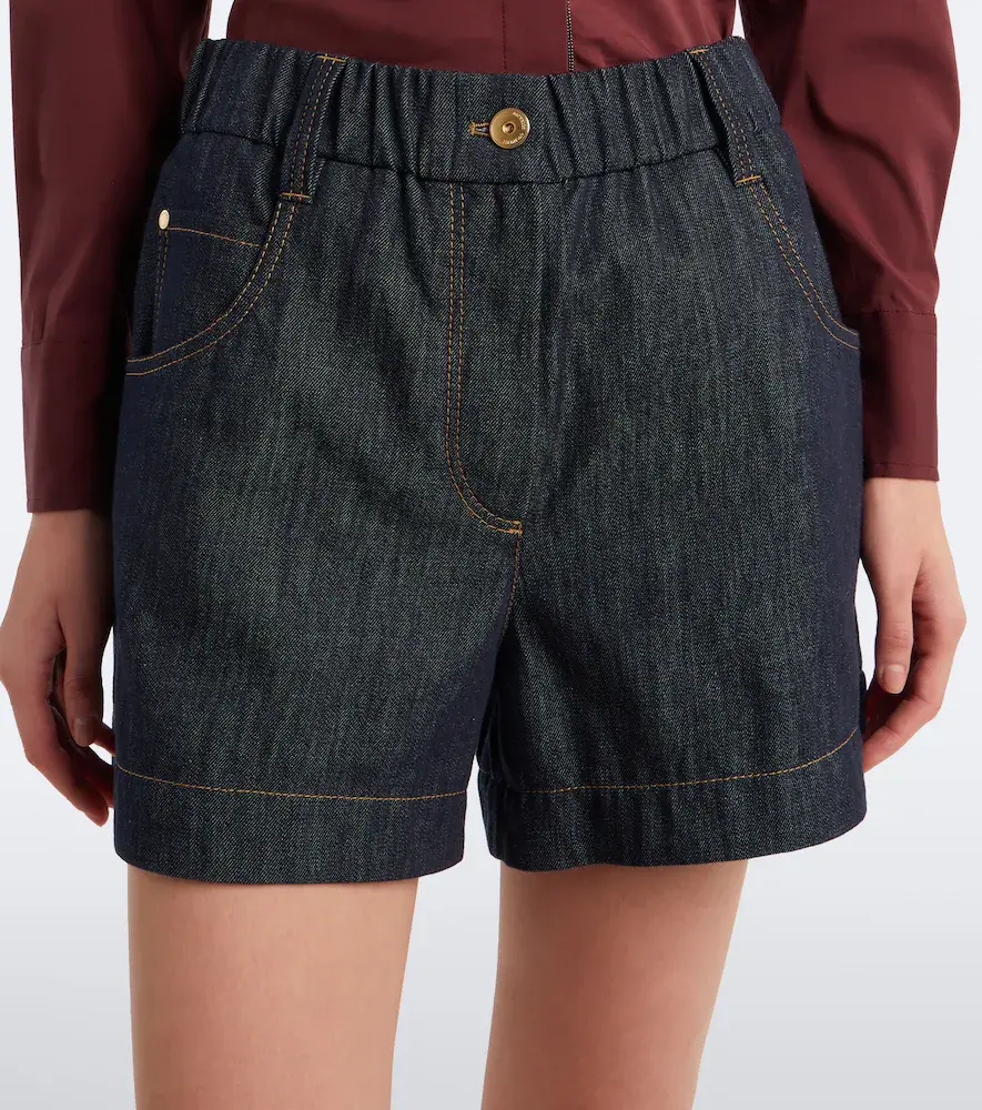 Brunello Cucinelli Monili denim shorts | Thumbnail 3 Brunello Cucinelli Monili denim shorts | Thumbnail 3