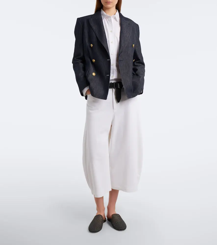 Brunello Cucinelli Cotton and linen culottes | Thumbnail 2 Brunello Cucinelli Cotton and linen culottes | Thumbnail 2