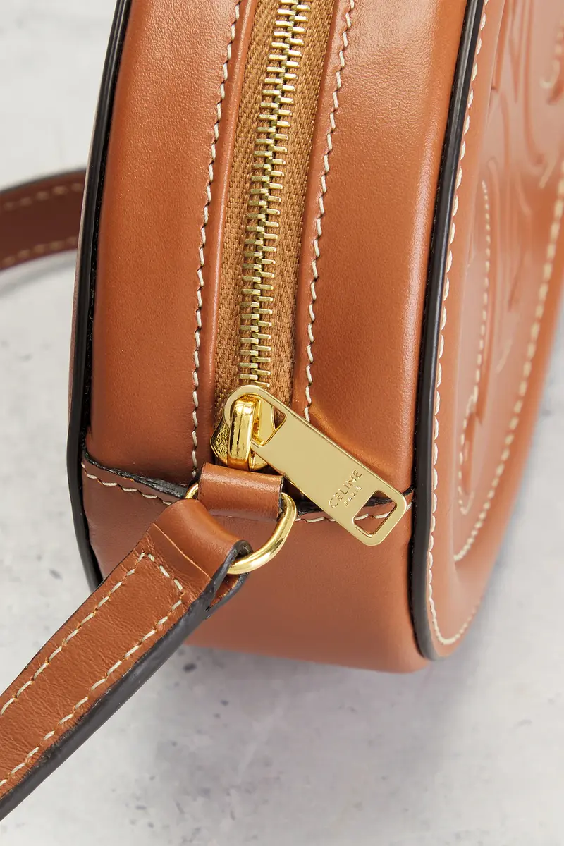 Celine Celine Triomphe Small Oval Crossbody Bag | Thumbnail 6 Celine Celine Triomphe Small Oval Crossbody Bag | Thumbnail 6
