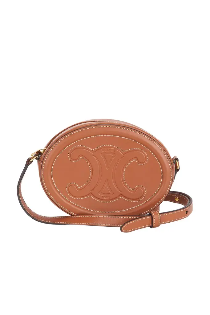 Celine Celine Triomphe Small Oval Crossbody Bag