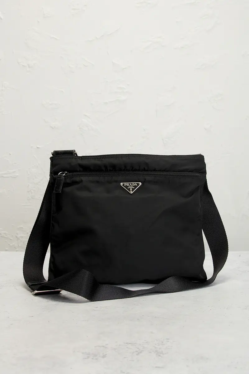 Prada Prada Tessuto Flat Messenger Bag | Thumbnail 2 Prada Prada Tessuto Flat Messenger Bag | Thumbnail 2