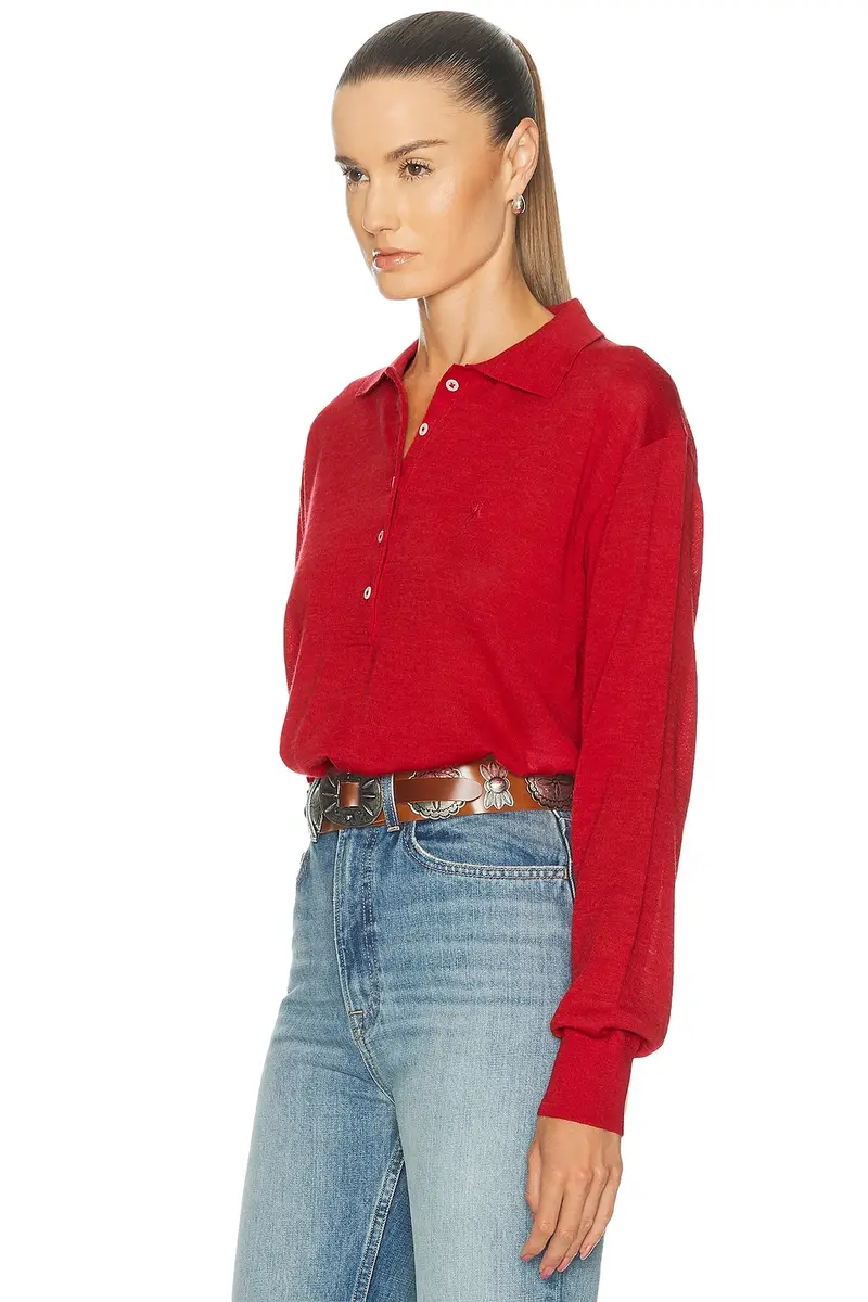 Polo Ralph Lauren Long Sleeve Polo Sweater | Thumbnail 2 Polo Ralph Lauren Long Sleeve Polo Sweater | Thumbnail 2