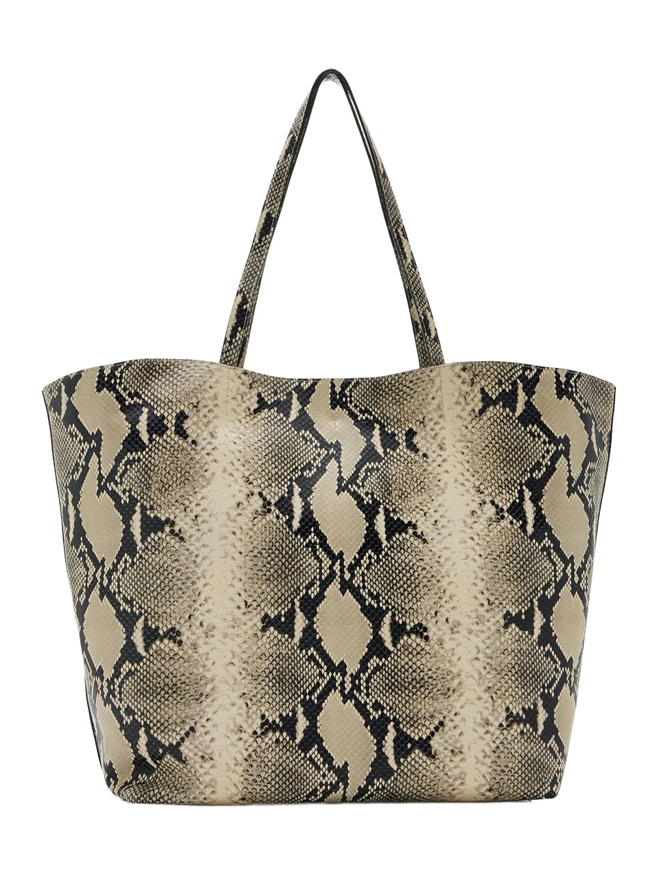 Roam Python-Effect Leather Tote Bag Roam Python-Effect Leather Tote Bag