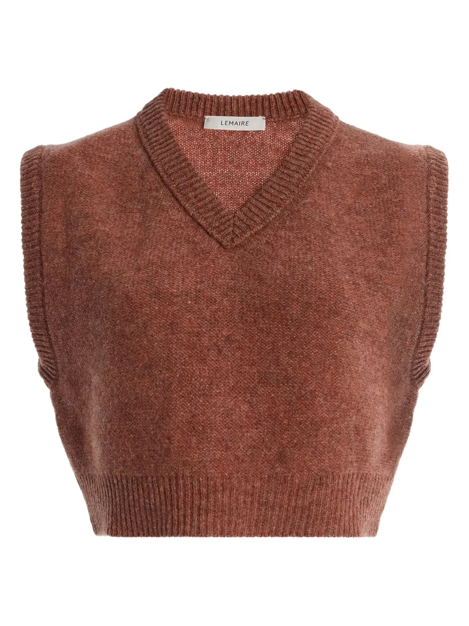 V-Neck Wool Sweater Vest V-Neck Wool Sweater Vest
