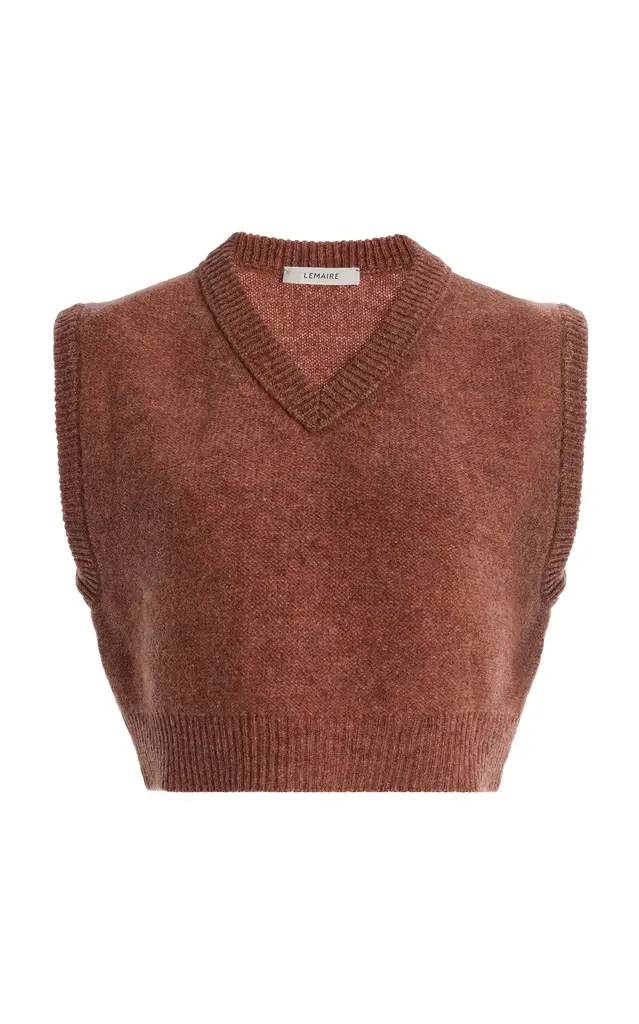 V-Neck Wool Sweater Vest