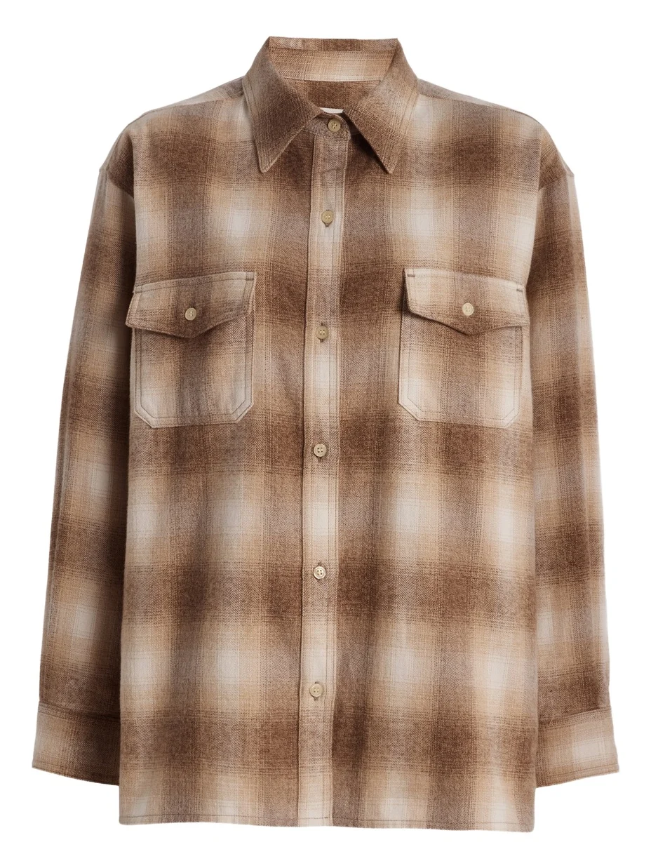Citizens of Humanity Kota Plaid Cotton Flannel Shirt