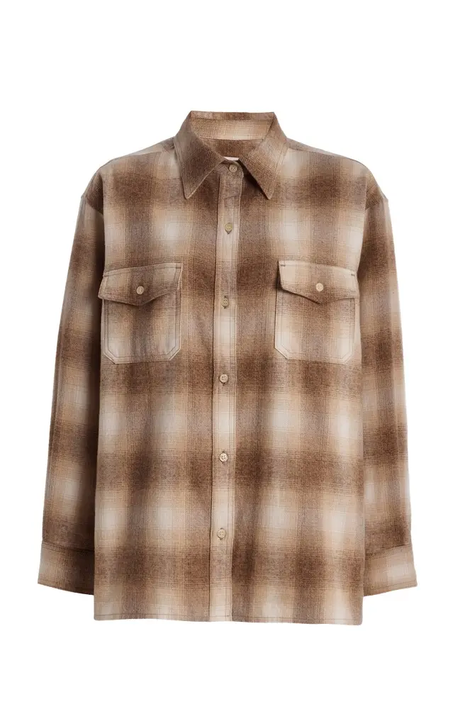 Citizens of Humanity Kota Plaid Cotton Flannel Shirt