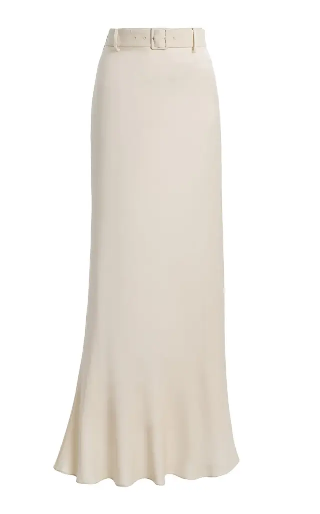 BERNADETTE Chuck Satin Maxi Skirt
