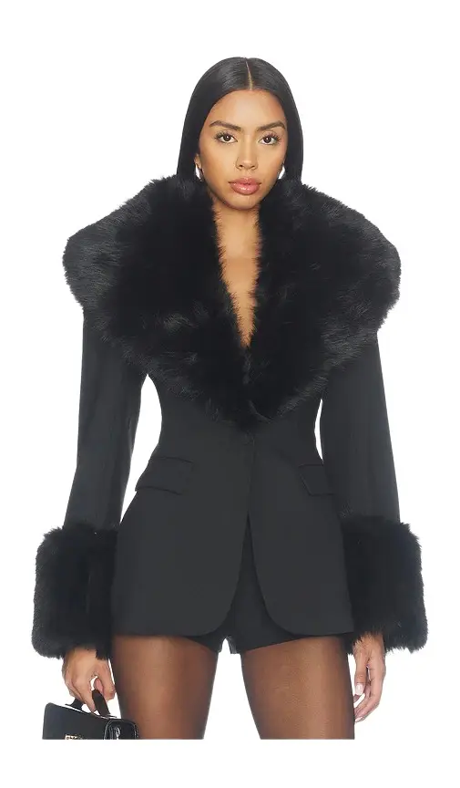 Suiting Faux Fur Blazer Suiting Faux Fur Blazer