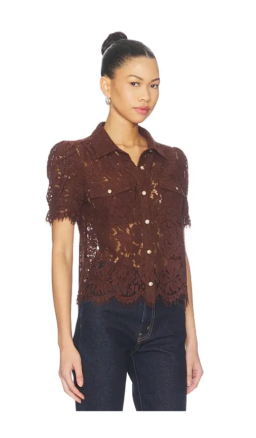 Generation Love Mikaelle Lace Shirt | Thumbnail 2 Generation Love Mikaelle Lace Shirt | Thumbnail 2