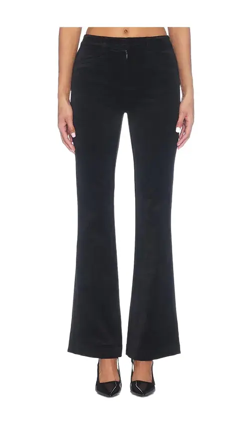 PAIGE High Rise Laurel Canyon Petite Bootcut Velvet Pant