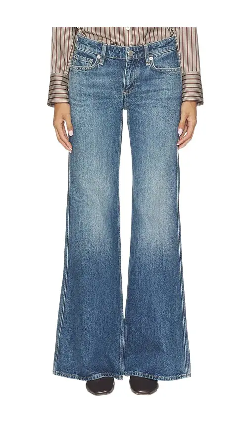 rag & bone Josie Low Rise Relaxed Flare Jeans