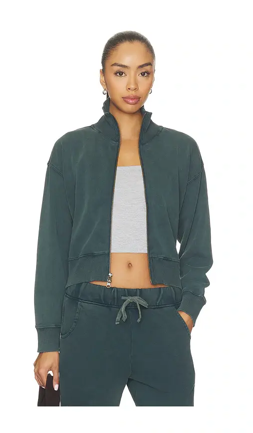 Bobi Funnel Neck Zip Up | Thumbnail 2 Bobi Funnel Neck Zip Up | Thumbnail 2
