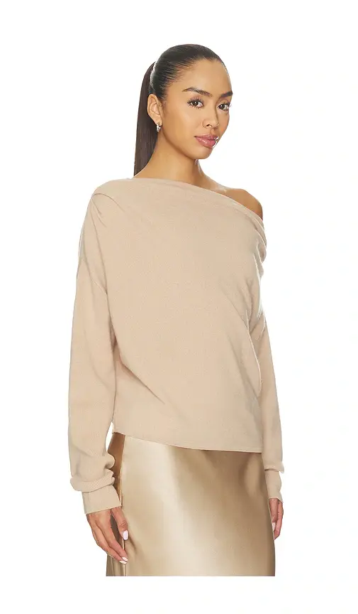THE SEI Long Sleeve Assymetrical Drape Sweater | Thumbnail 2 THE SEI Long Sleeve Assymetrical Drape Sweater | Thumbnail 2