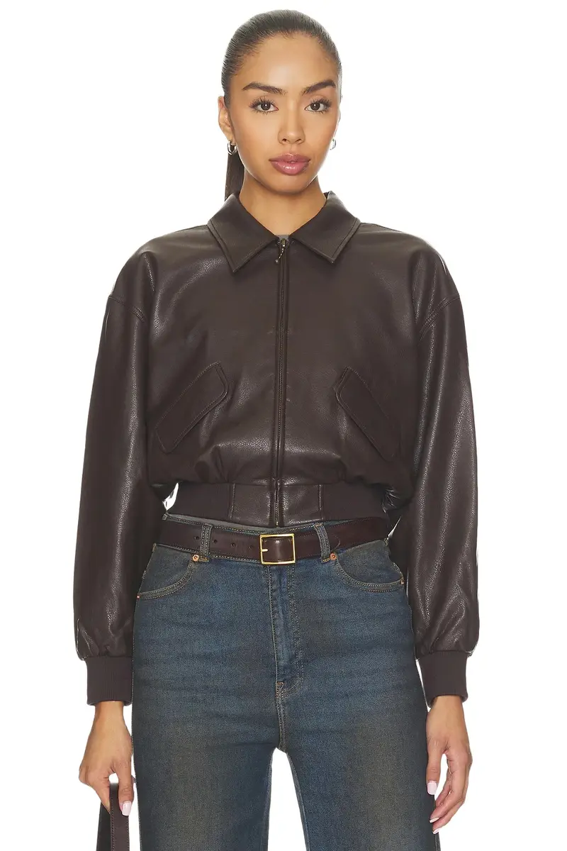 The Better Than Leather Cropped Jacket The Better Than Leather Cropped Jacket