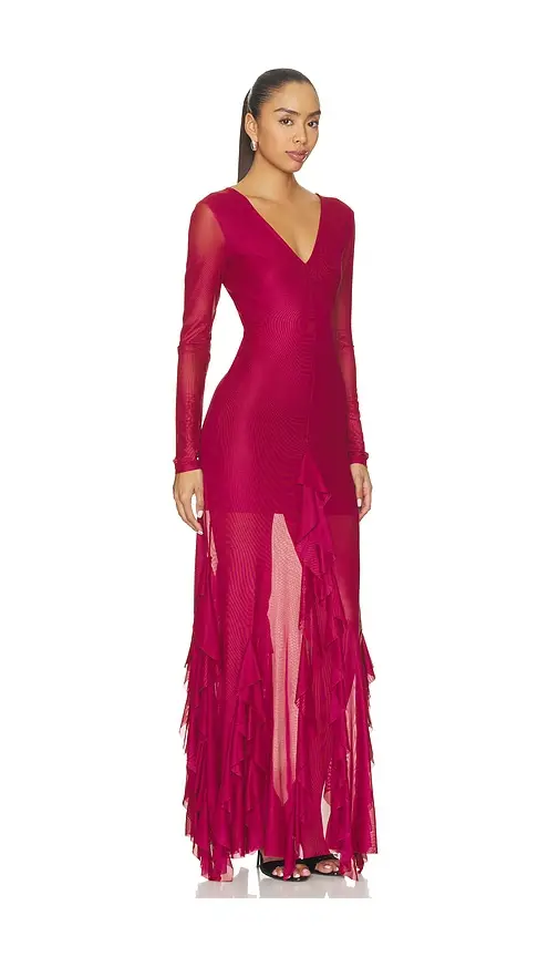 Especia Galene Mauve Long Dress | Thumbnail 2 Especia Galene Mauve Long Dress | Thumbnail 2