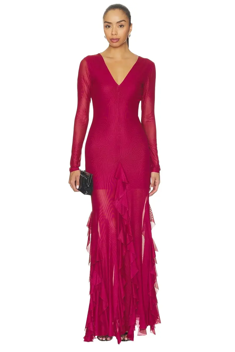 Galene Mauve Long Dress