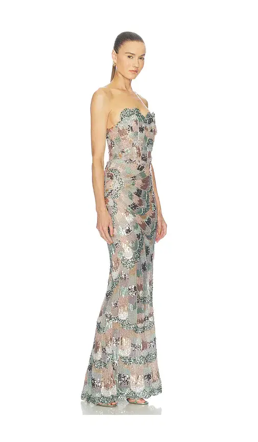 Bronx and Banco Strapless Embellished Maxi Dress | Thumbnail 2 Bronx and Banco Strapless Embellished Maxi Dress | Thumbnail 2