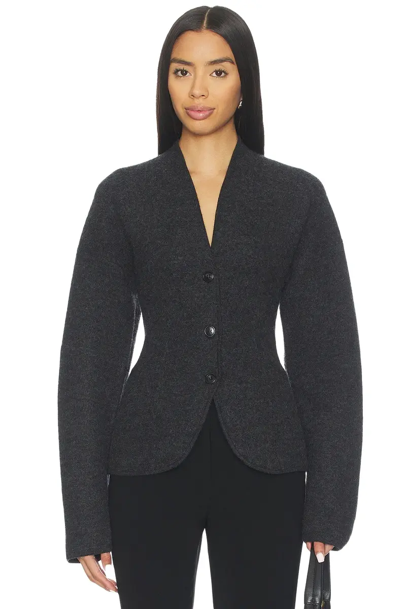 EAVES Coralai Structured Knit Blazer