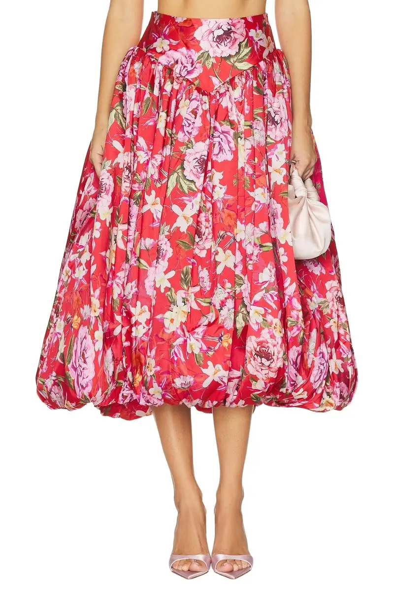 Peony Midi Skirt Peony Midi Skirt