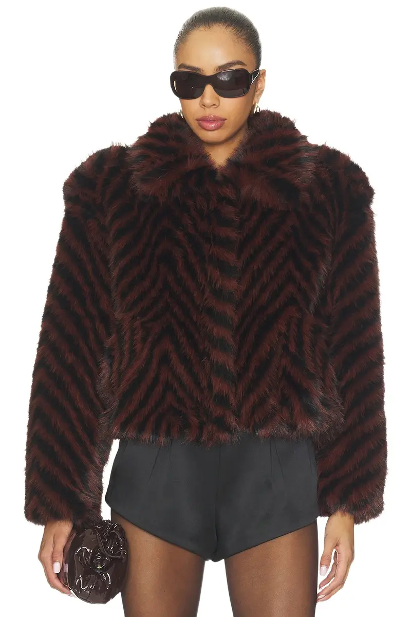 Retrofête Segrid Faux Fur Bomber