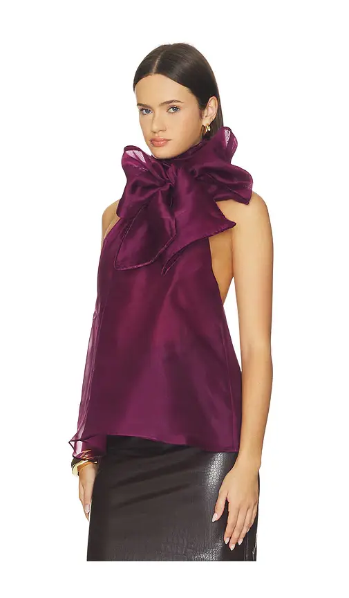 Retrofête Indira Silk Top | Thumbnail 2 Retrofête Indira Silk Top | Thumbnail 2