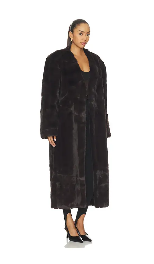Source Unknown Dhanila Faux-fur Coat | Thumbnail 2