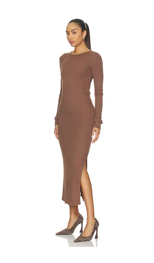 Bobi Slim Midi Dress | Thumbnail 2