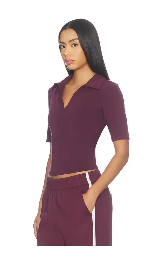 Beyond Yoga Sport Active V-neck Polo Top | Thumbnail 2